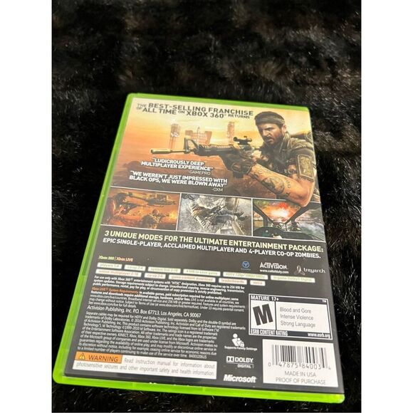 Call of Duty: Black Ops (Xbox 360, 2010)  video game - Picture 2 of 5